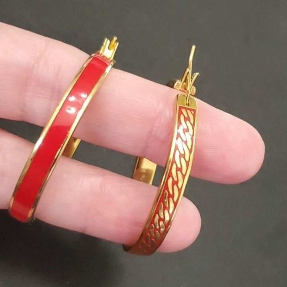 **Sale** Juicy Couture gold plated hoop earrings